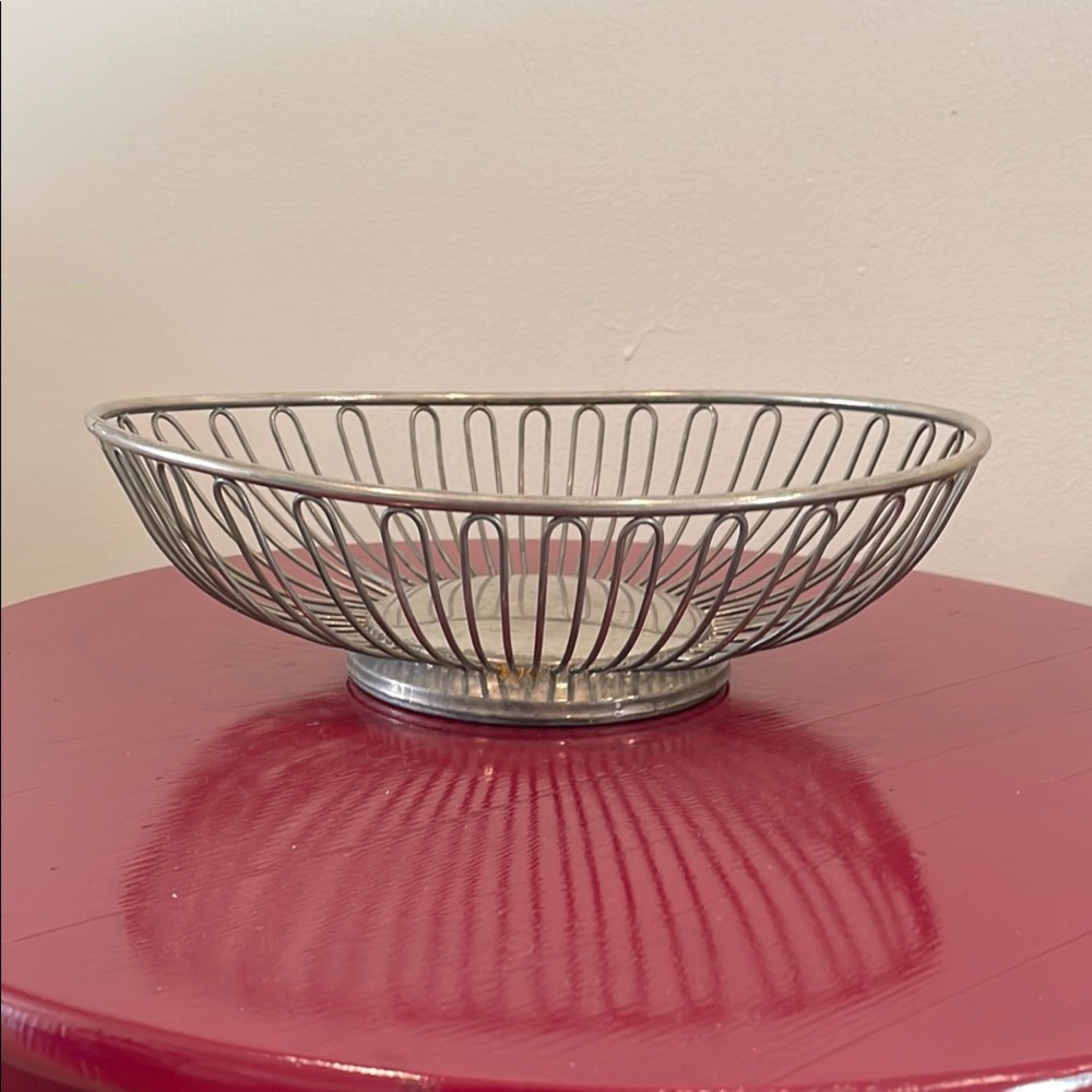 MCM Silver Wire Fruit Basket